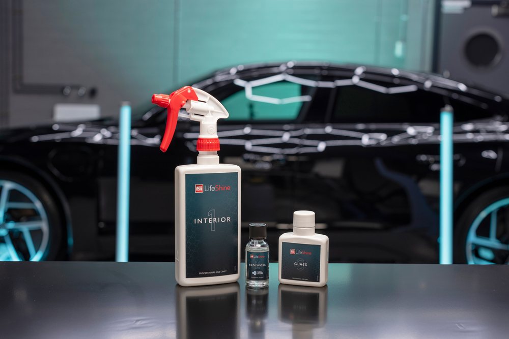 LifeShine interior and glass protection products